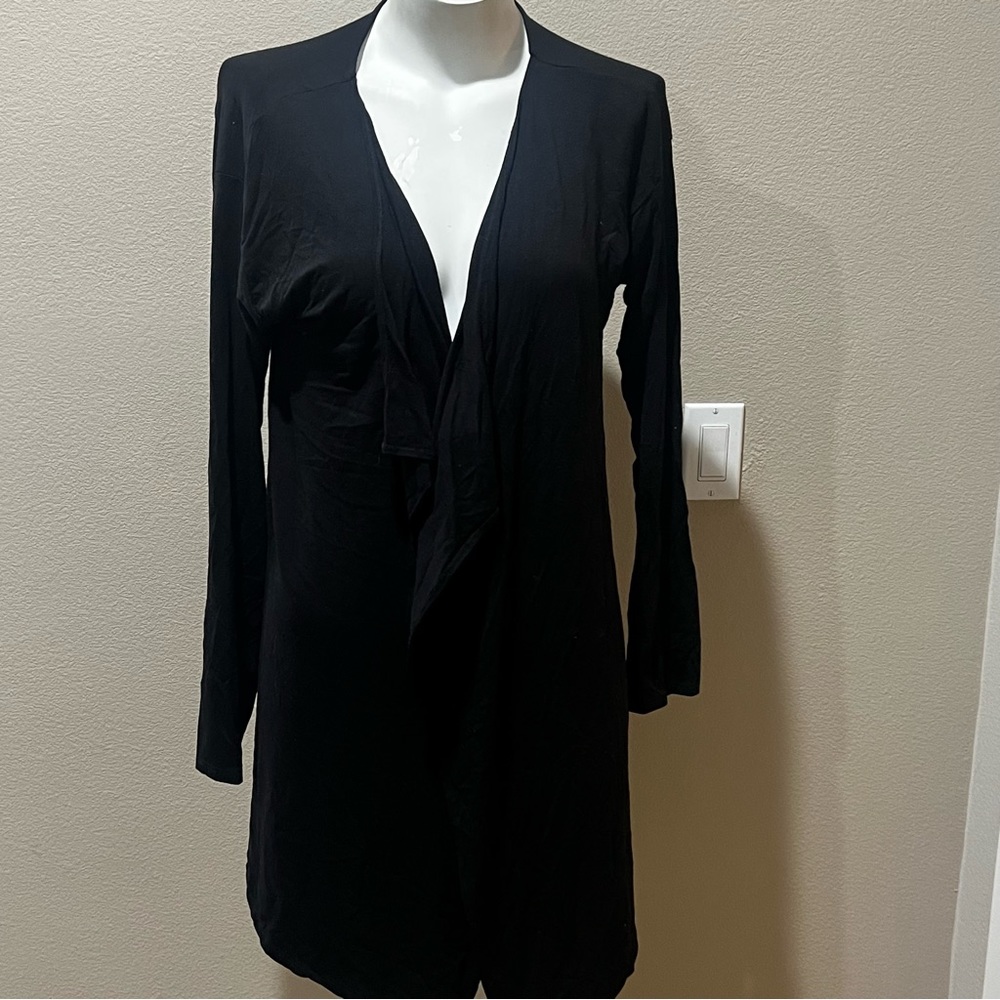 Vince Camuto black open cardigan